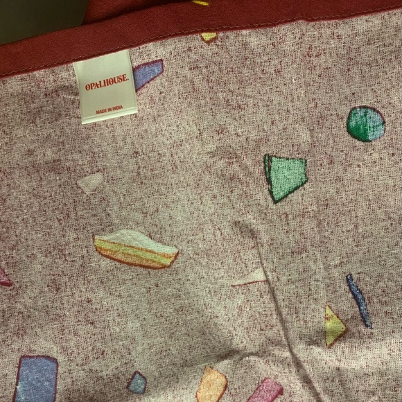 OPALHOUSE Set of 2 (different Patterns) Large 28” x 28” Flour Sack Kitchen Towel - Picture 6 of 9